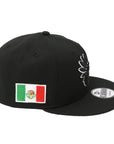 Mexico Black & White Snapback Hat