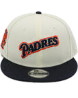 New Era 9Fifty San Diego Padres 90's Script 2-Tone Snapback Hat