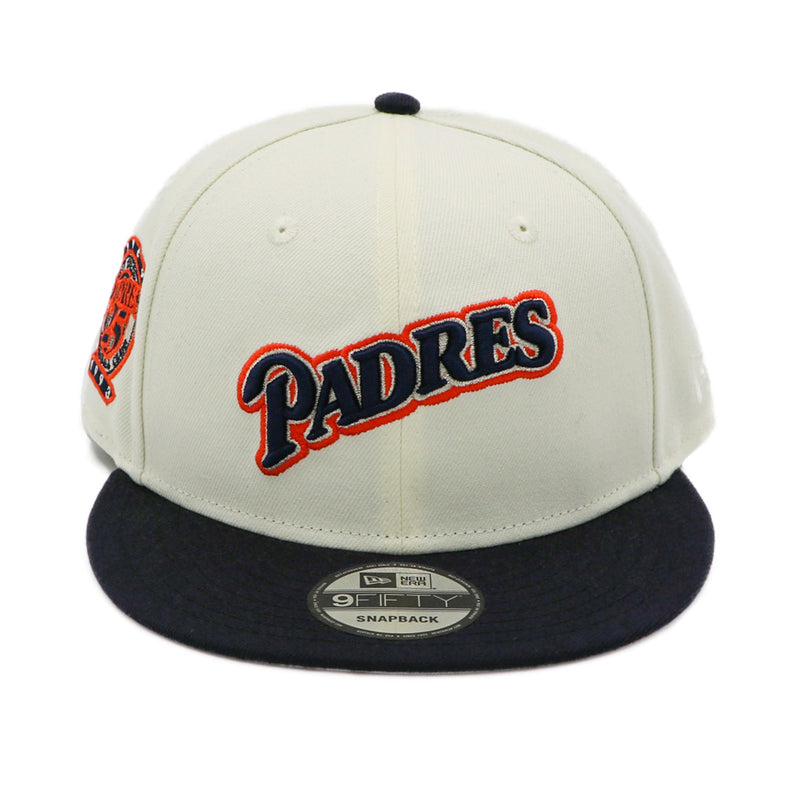 New Era 9Fifty San Diego Padres 90's Script 2-Tone Snapback Hat