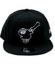 New Era 9Fifty San Diego Padres Swinging Friar Black Snapback Hat