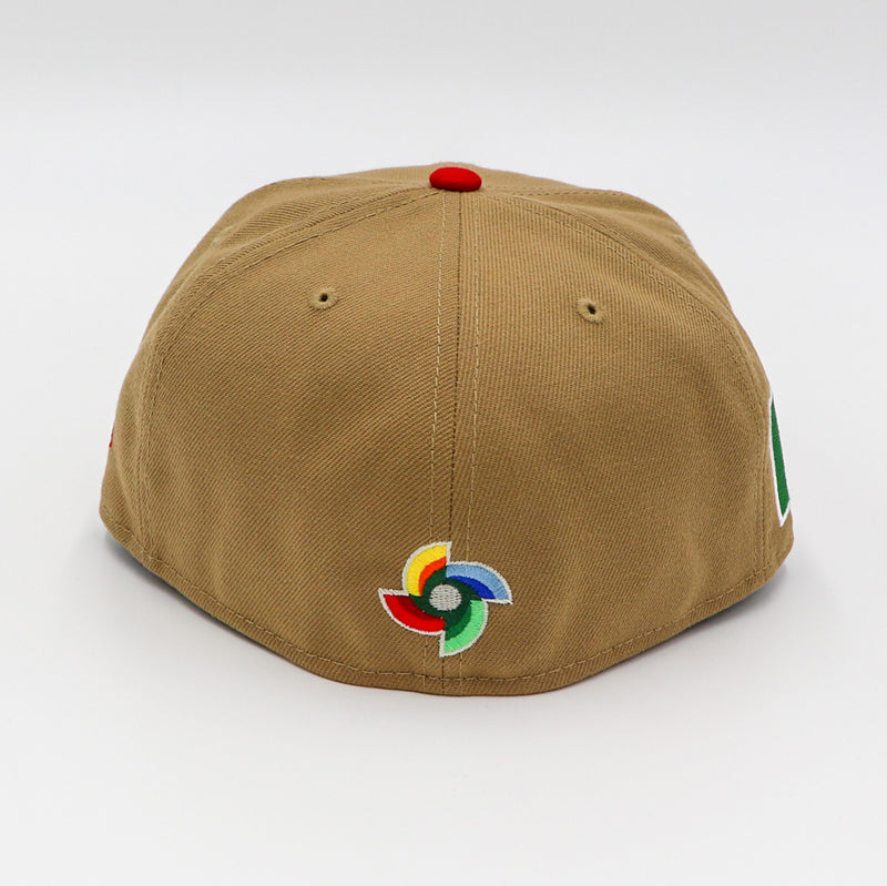 New Era 59Fifty Mexico WBC 2-Tone Brown/Red Fitted Hat