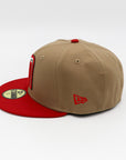 New Era 59Fifty Mexico WBC 2-Tone Brown/Red Fitted Hat