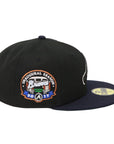 Atlanta Braves 59FIFTY Fitted Cap – Black/Navy (Inaugural Season Side Patch)