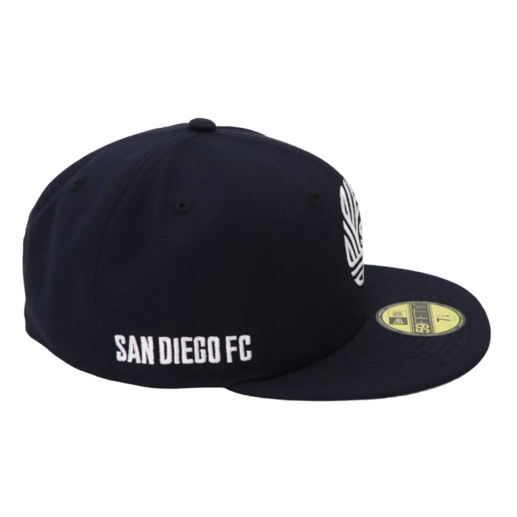 New Era San Diego FC Flow Navy White 59FIFTY Fitted Cap