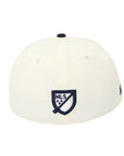 5950 San Diego FC Flow Chrome Navy 59FIFTY Fitted Hat