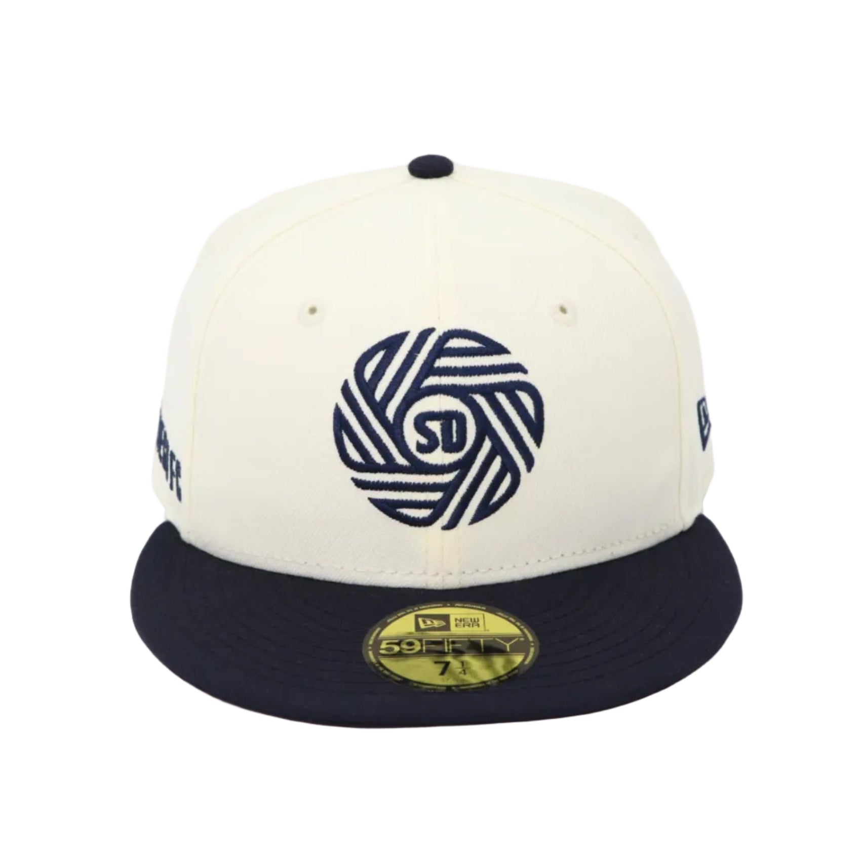 5950 San Diego FC Flow Chrome Navy 59FIFTY Fitted Hat