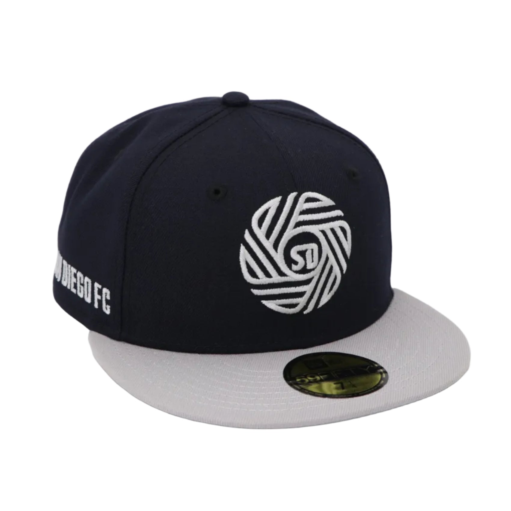 5950 San Diego FC Flow Navy Grey 59FIFTY Fitted Hat