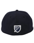 5950 San Diego FC Flow Navy Grey 59FIFTY Fitted Hat