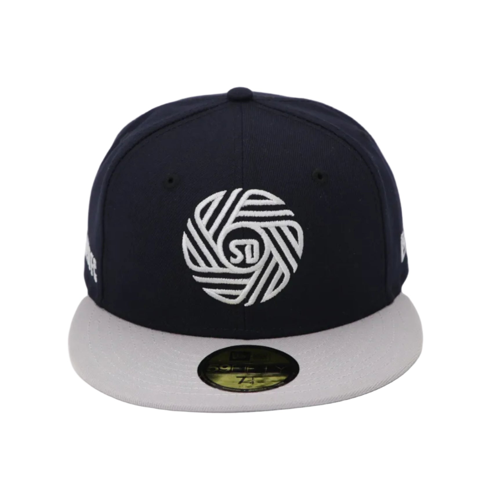 5950 San Diego FC Flow Navy Grey 59FIFTY Fitted Hat