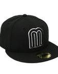 5950 WBC Mexico Black White 59FIFTY Fitted Hat