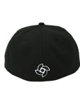 5950 WBC Mexico Black White 59FIFTY Fitted Hat