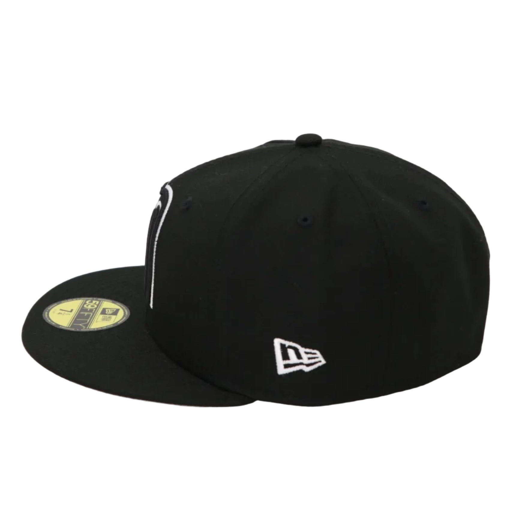 5950 WBC Mexico Black White 59FIFTY Fitted Hat