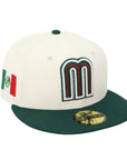 New Era Mexico World Baseball Classic Chrome Dark Green 59FIFTY Fitted Cap