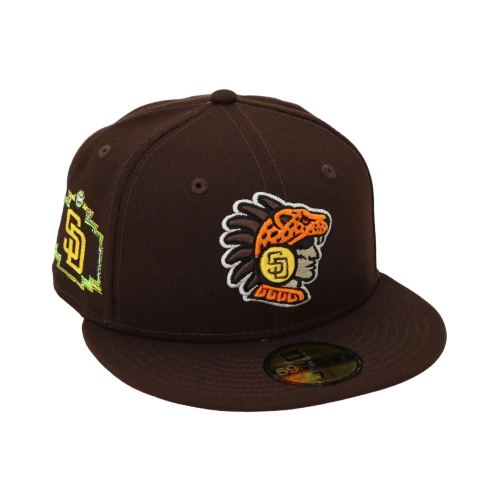 5950 San Diego Padres Mexico Brown OTC 59FIFTY Fitted Hat