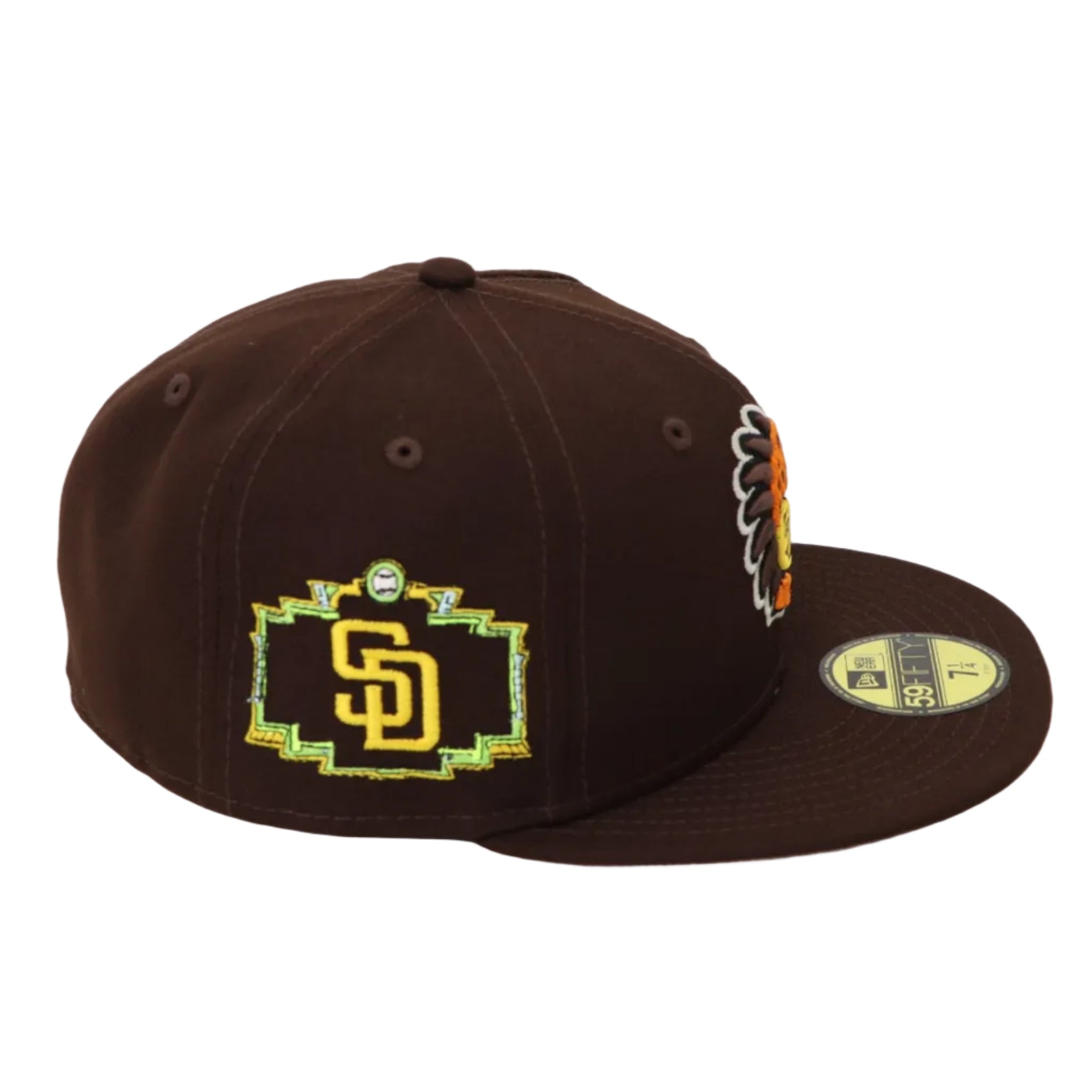 5950 San Diego Padres Mexico Brown OTC 59FIFTY Fitted Hat