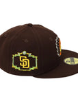 5950 San Diego Padres Mexico Brown OTC 59FIFTY Fitted Hat