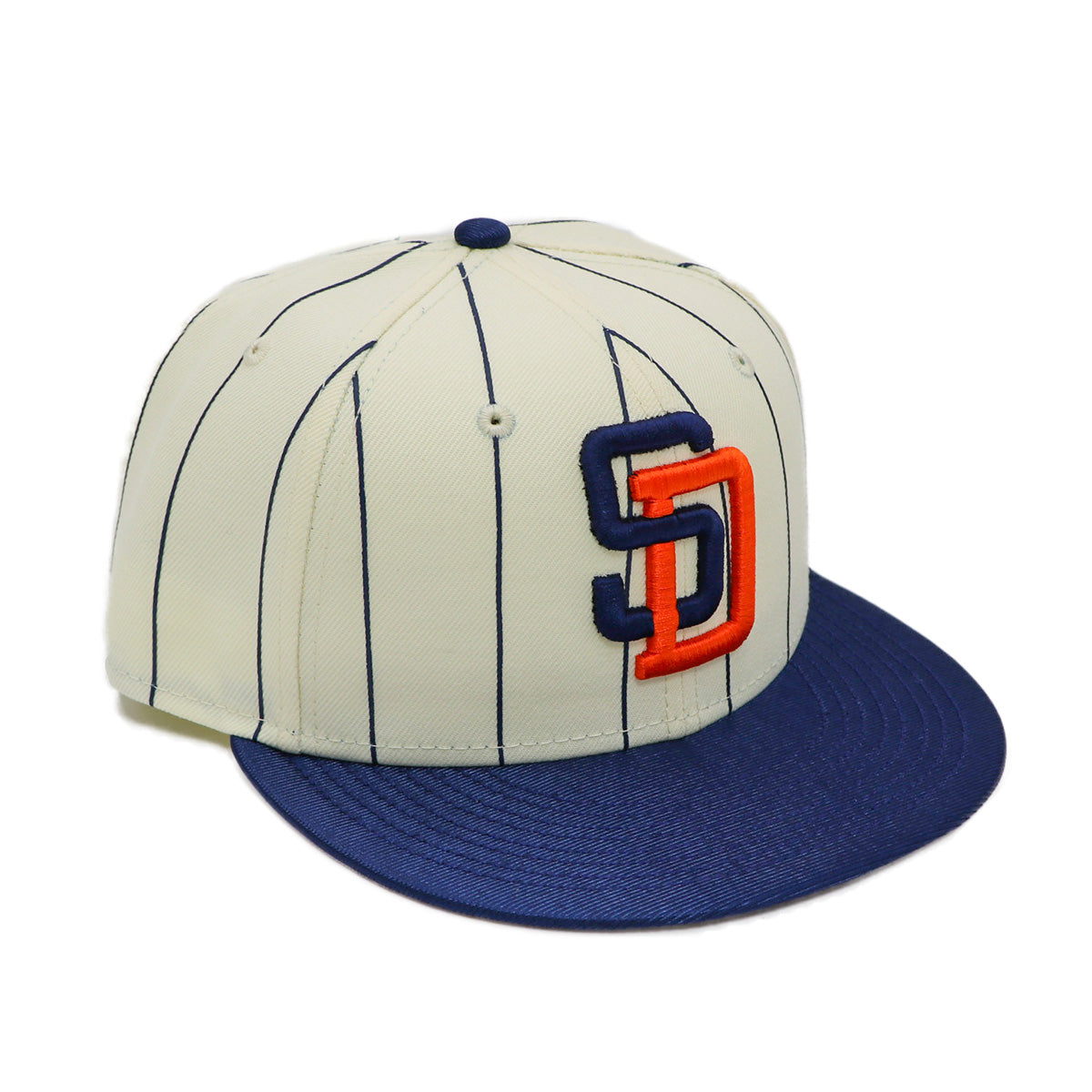 New Era Blue/Orange San Diego Padres Vice Highlighter 59FIFTY Fitted Hat