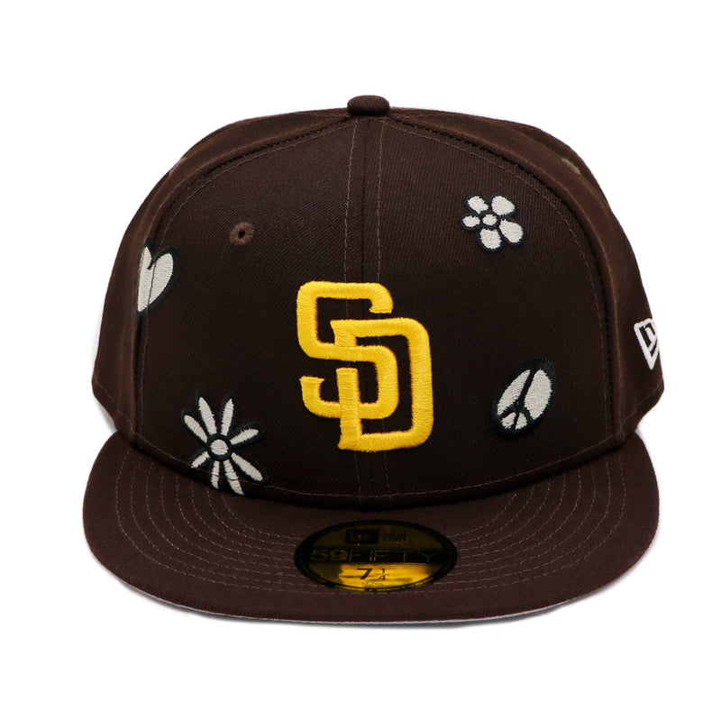 New Era 59FIFTY San Diego Padres Raffia/Beige Fitted Hat 7