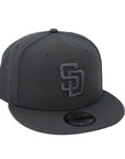 5950 San Diego Padres Graphite 9FIFTY Snapback Hat