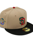 New Era 59Fifty San Diego Padres 2-Tone Camel/Black Fitted Hat