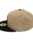 New Era 59Fifty San Diego Padres 2-Tone Camel/Black Fitted Hat