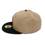 New Era 59Fifty San Diego Padres 2-Tone Camel/Black Fitted Hat