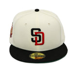 New Era 59Fifty San Diego Padres 2-Tone Chrome/Black Fitted Hat
