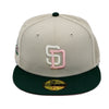 New Era 59Fifty San Diego Padres 2-Tone Stone/Green Fitted Hat