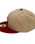 New Era 59Fifty San Diego Padres 2-Tone Camel/Red Fitted Hat