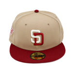 New Era 59Fifty San Diego Padres 2-Tone Camel/Red Fitted Hat