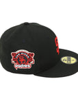 New Era 59Fifty San Diego Padres Black and Red Fitted Hat Stadium Side Patch