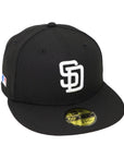 New Era 59Fifty MLB San Diego Padres Fitted Cap Black and White