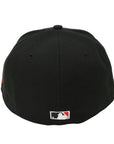 Philadelphia Phillies Black & Red Fitted Cap