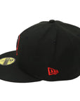 Philadelphia Phillies Black & Red Fitted Cap
