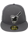 San Diego Padres 25th Anniversary Graphite Fitted Cap