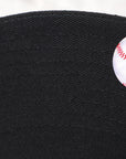 New Era San Diego Padres Black & Metallic Gold 59FIFTY Fitted Hat
