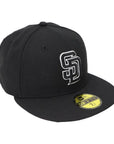 San Diego Padres Blackout Fitted Cap