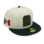 Mexico New Era 59Fifty WBC 2-Tone Green/Chrome Fitted Hat