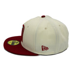 Mexico New Era 59Fifty World Baseball Classic 2-Tone Maroon/Chrome Fitted Hat