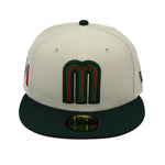 Mexico New Era 59Fifty WBC 2-Tone Green/Chrome Fitted Hat