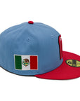 Mexico New Era 59Fifty World Baseball Classic 2-Tone Blue/Pink Hat