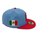 Mexico New Era 59Fifty World Baseball Classic 2-Tone Blue/Pink Hat