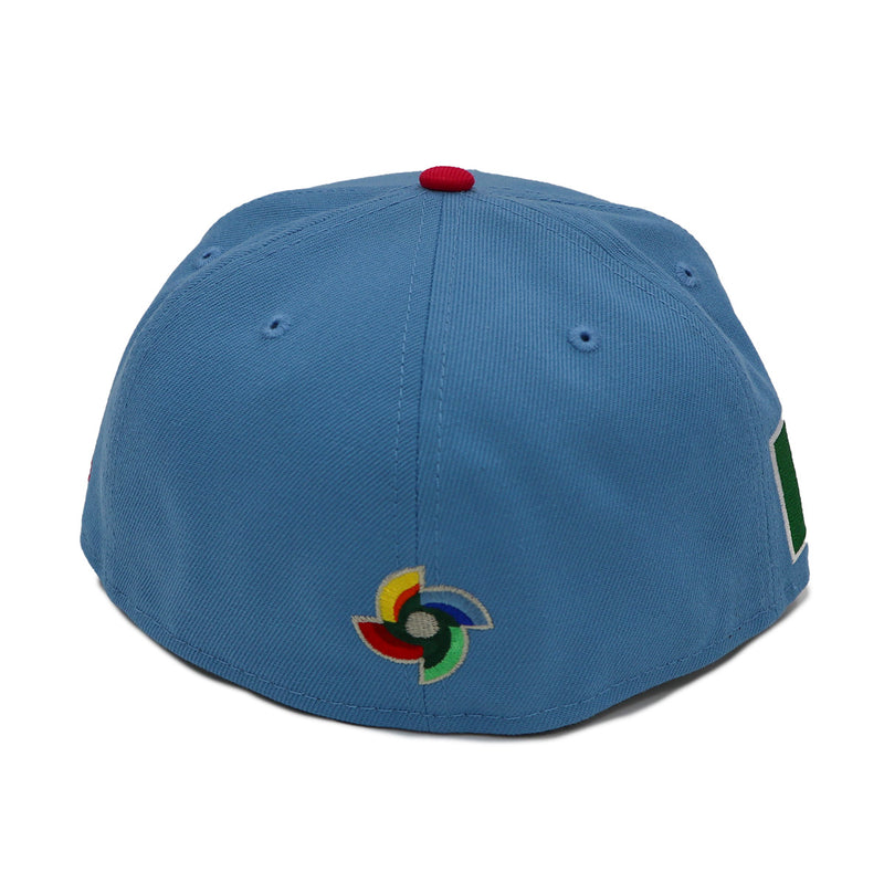 Mexico WBC World Baseball Classic 2023 New Era 59Fifty Blue Pink Hat Size 7  1/8