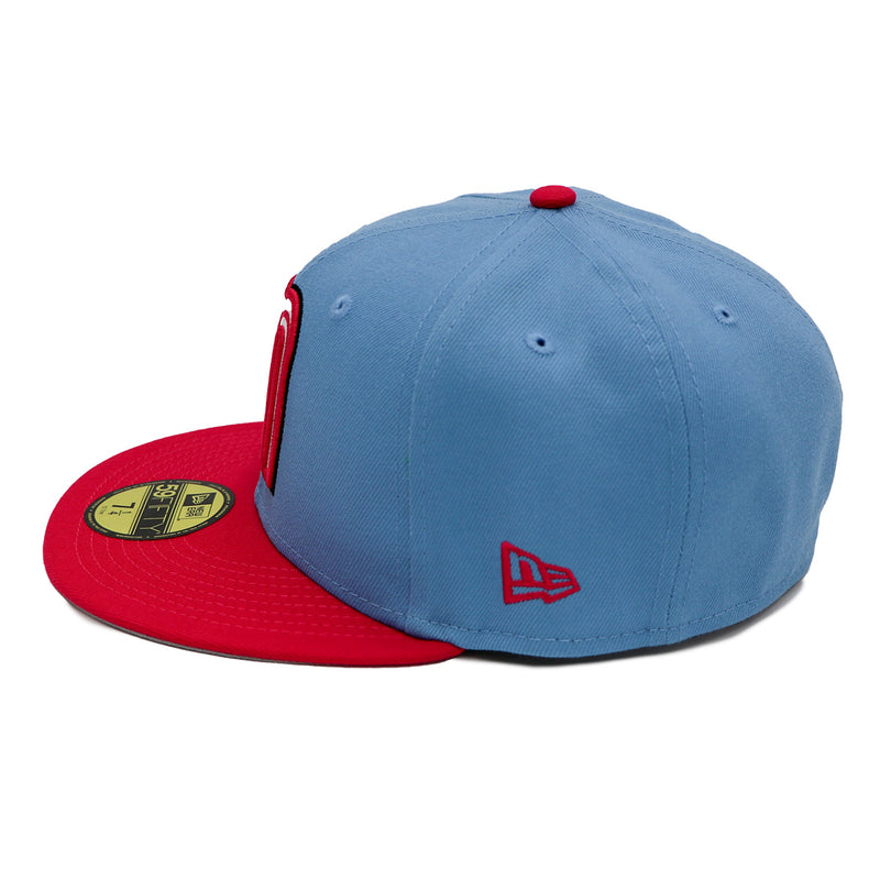 Mexico New Era 59Fifty World Baseball Classic 2-Tone Blue/Pink Hat