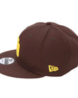 New Era San Diego Padres Brown & Gold 9FIFTY Snapback Hat