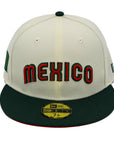 Mexico Script New Era 59Fifty WBC 2-Tone Green/Chrome Fitted Hat