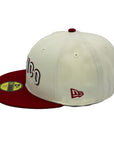 Mexico Script New Era 59Fifty World Baseball Classic 2-Tone Maroon/Chrome Fitted Hat