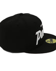 New Era 59Fifty San Diego Padres Vinage Script Black Fitted Hat