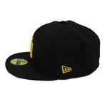 NewEra 59Fifty San Diego Padres Black Fitted Hat
