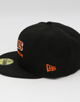 New Era 59Fifty San Diego Padres Vintage Script Orange/Black Fitted Hat